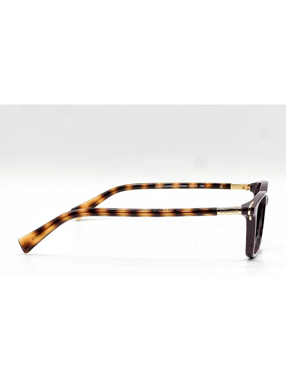 Coach HC 6077 5335 Purple Dark Tortoise Authentic Eyeglass Frames 53-15
